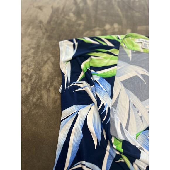 TOMMY BAHAMA women's Faux Wrap Jersey Dress Casual Resort Career Medium - Picture 4 of 8